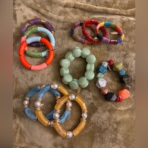 Colorful Plunder Stretch Bracelets